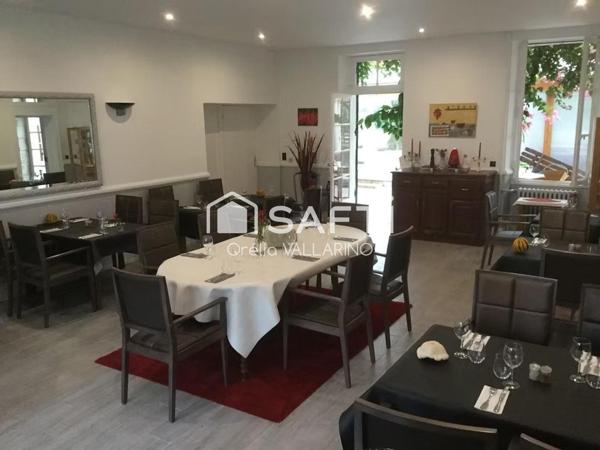 Hôtel-restaurant de charme avec parc arboré + logement