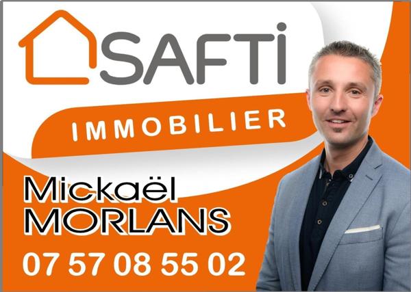 Maison de plain pied 95m2, 3 chambres, garage
