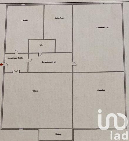 Appartement à vendre 3 pièces 56 m² Livry-Gargan