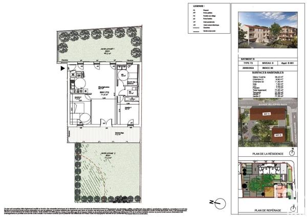 Appartement 3 pièces de 72 m² à Avignon (84000)