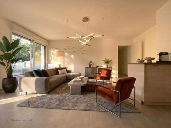 à vendre à Arradon - Bourg appartement 3 pièces  calme et recherché balcon parking