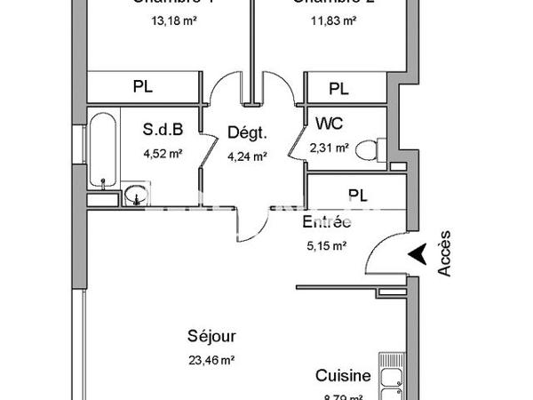 Location Appartement 3 pièces 73.5 m² - 11 RUE HENRI COUDERT Eaubonne 95600