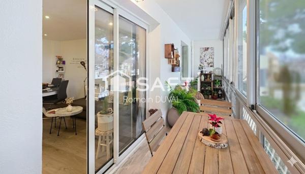 Appartement 3 pièces 61 m² avec balcon et loggia