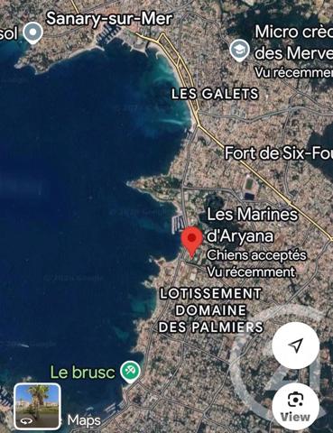 Appartement T2 à vendre  2 pièces - 27,70 m 2   SIX FOURS LES PLAGES  - 83