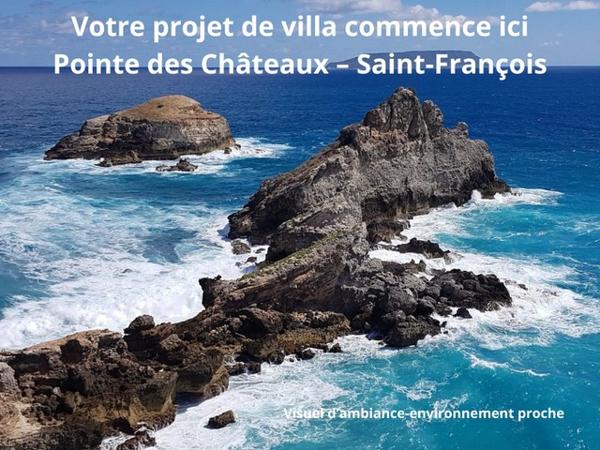 Saint-François (97118) Terrain constructible 1000 m² – Saint-François – Secteur Pointe des Châteaux