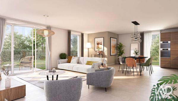 Appartement à vendre 3 pièces 59 m² Saint-Cyr-sur-Loire