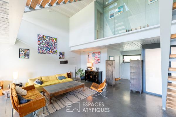 Audacieuse et lumineuse maison d’architecte