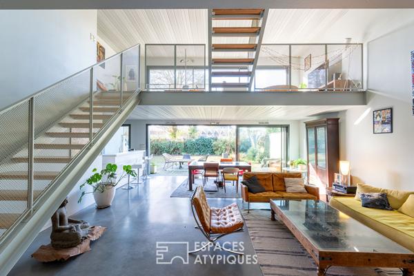 Audacieuse et lumineuse maison d’architecte