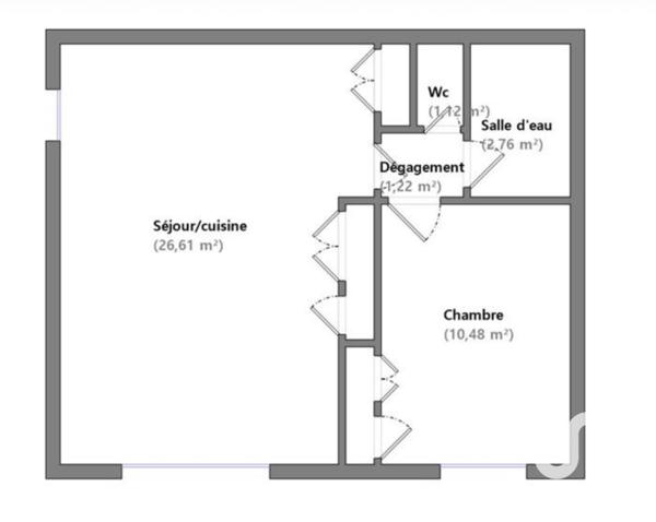 Appartement à vendre 2 pièces 42 m² Saint-Jean-de-Monts