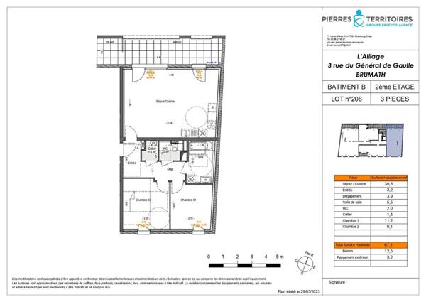 Appartement à louer à Brumath (67170)