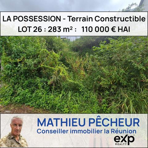 La Possession  / Ravine à Malheur / Terrains à bâtir