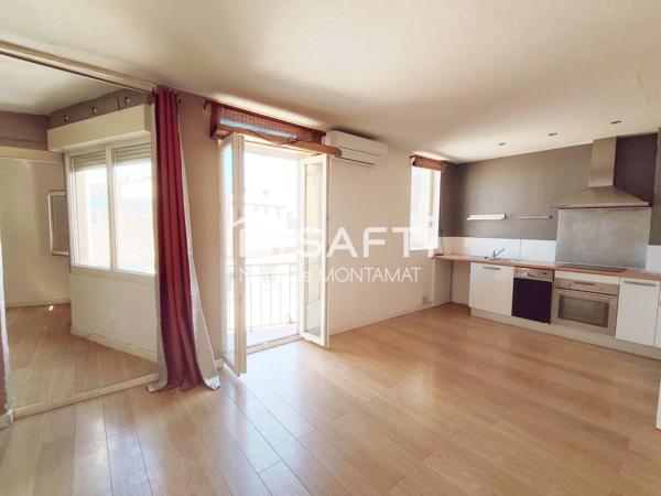 Charmant T2 de 33m², Clim, avec balcon, 3ème étage