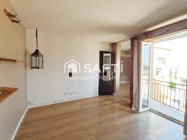 Charmant T2 de 33m², Clim, avec balcon, 3ème étage