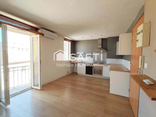 Charmant T2 de 33m², Clim, avec balcon, 3ème étage