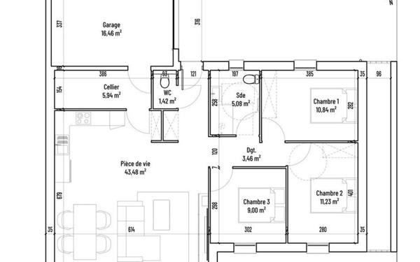 Maison à vendre    4 pièces •  Châteaubriant