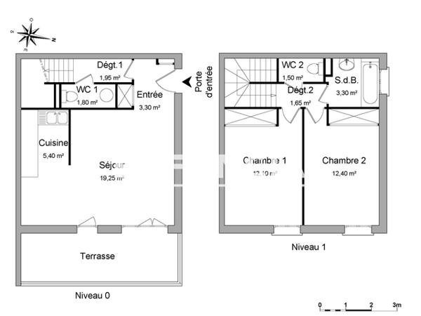 Location Appartement 3 pièces 62.65 m² - 3 RUE DU FRIOUL Saint Martin De Crau 13310