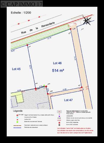 Terrain de m² en vente à CDA LA ROCHELLE