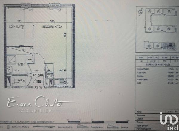 Appartement à vendre 2 pièces 35 m² Sainte-Luce-sur-Loire