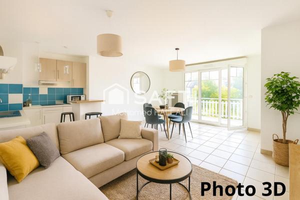 T2 avec parkings, terrasse – Calme et commodités