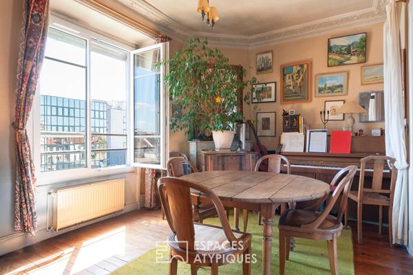 Appartement au dernier étage avec vue dégagée