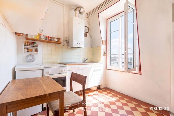 Appartement au dernier étage avec vue dégagée