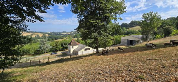 Propriété en pierre isolée