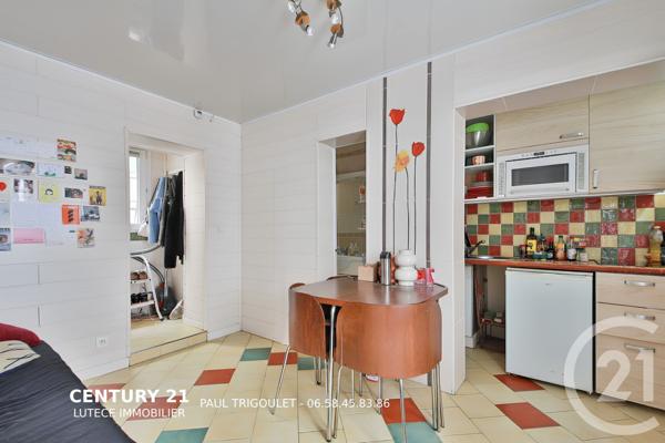 Appartement F2 à vendre  2 pièces - 24,08 m2 PARIS - 75013