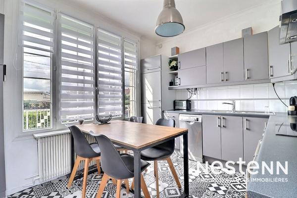 Maison de charme 5 pièces 2 chambres et un bureau à SAINTE GENEVIEVE DES BOIS, PROCHE Écoles et MAIRIE.