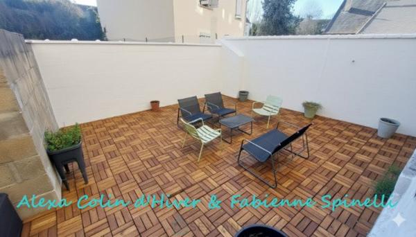 Appartement en rez de chaussée, terrasse, rénovation 2022