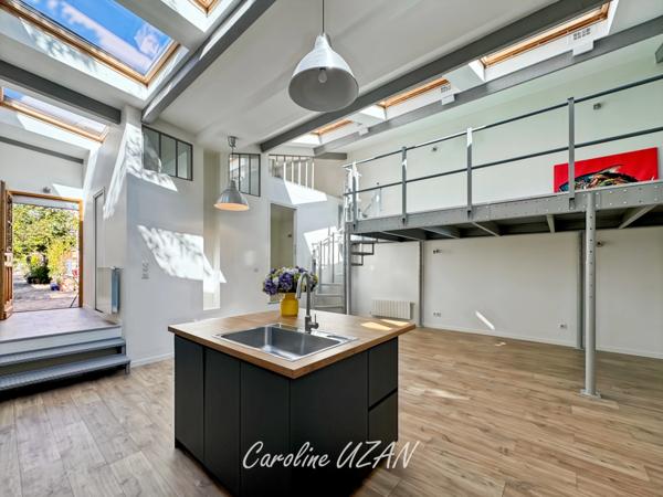 92 PUTEAUX Centre-ville Jaures - Appartement Loft à vendre 4 pièces , "comme une maison" - 2 chambres dans un environnement verdoyant et sécurisé,