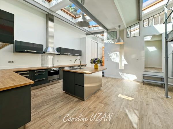 92 PUTEAUX Centre-ville Jaures - Appartement Loft à vendre 4 pièces , "comme une maison" - 2 chambres dans un environnement verdoyant et sécurisé,