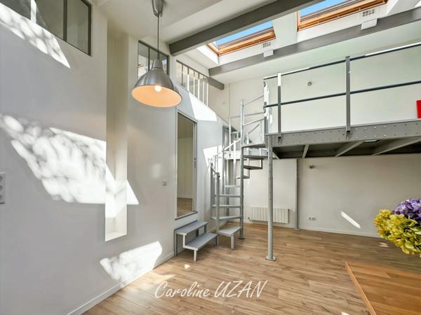 92 PUTEAUX Centre-ville Jaures - Appartement Loft à vendre 4 pièces , "comme une maison" - 2 chambres dans un environnement verdoyant et sécurisé,