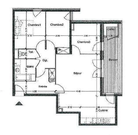 ANNECY CENTRE F4 MEUBLE - 79m²