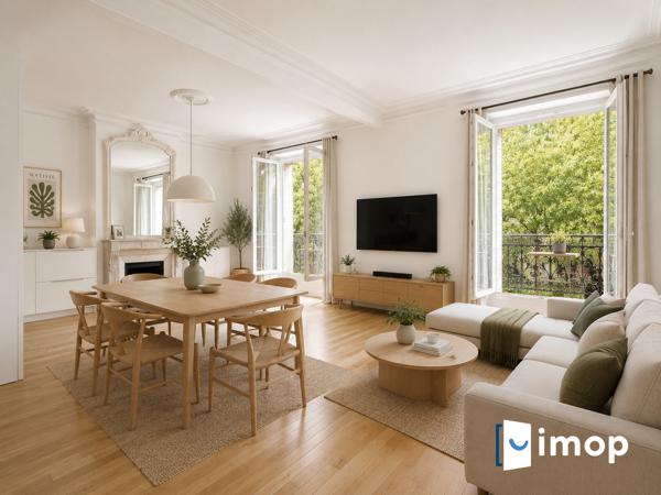 3 Pièces traversant de 63m²