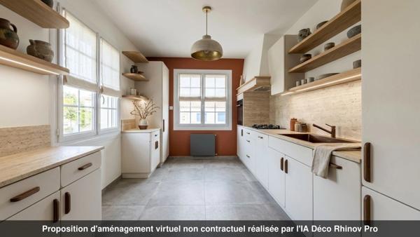 L’HOUMEAU – AUX PORTES DE LA ROCHELLE – MAISON FAMILIALE À FORT POTENTIEL- JARDIN AVEC DOUBLE ACCES
