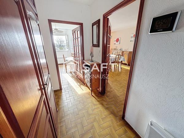 Maison de plain pied de 90m2 avec garage sur un terrain de 1400m2