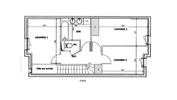 MAISON DE 4 PIECES AVEC JARDIN ET 2 PARKINGS - CHATILLON (92)