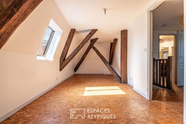 Appartement de standing en dernier étage au château