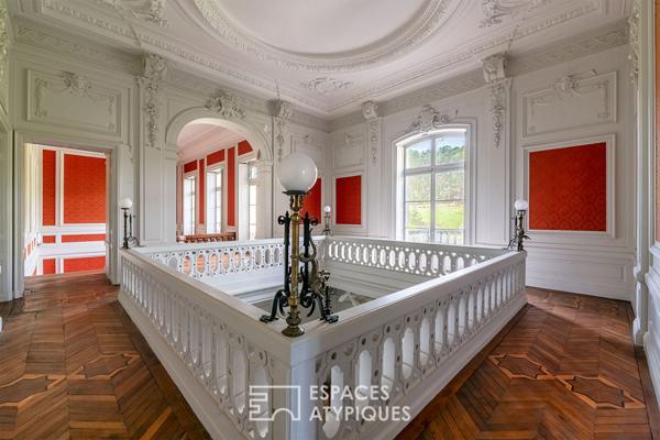 Appartement de standing en dernier étage au château