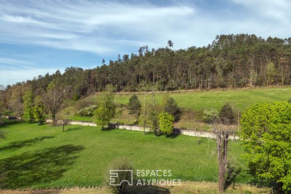 Appartement de standing en dernier étage au château