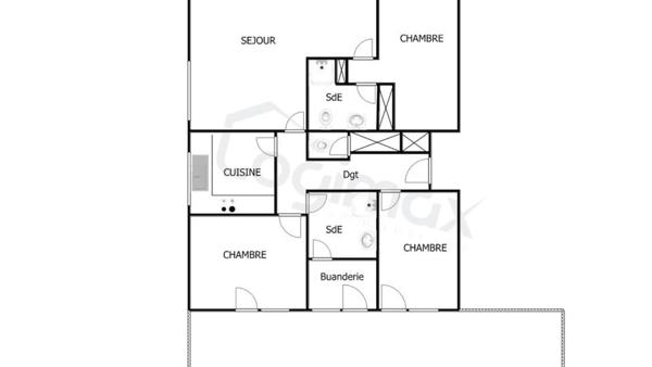 Vente appartement La rochelle, 94m² 4 pièces 367 500 €