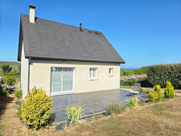 À VENDRE PAVILLON INDIVIDUEL AVEC VUE MER, SOUS-SOL COMPLET ET TERRAIN DE PLUS DE 800m² à CRIEL SUR MER (76)
