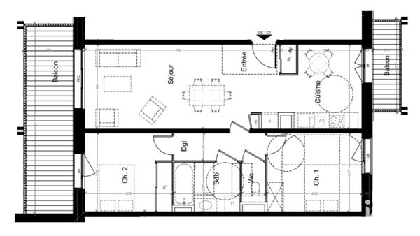 Appartement à vendre 3 pièces 70 m² Saint-Julien-en-Genevois
