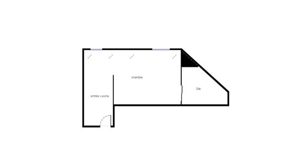 Appartement  2 pièces ,coup de coeur, clés en main, comme une suite de palace