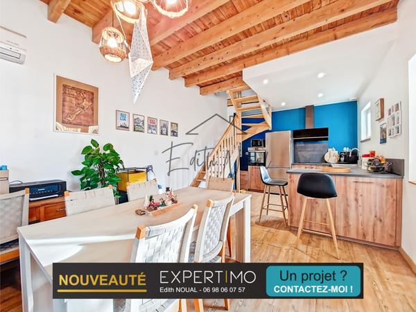 Millau (12100) Maison 3 pièces 72 m² rénovée – Confort et style de vie urbain au calme