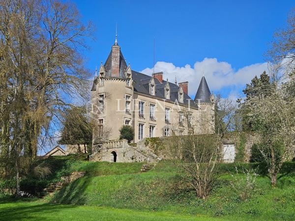 Agréable château du XIXe siècle dans la Sarthe