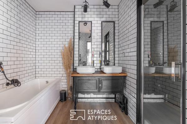 Loft de caractère à l’esthétique industrielle vintage
