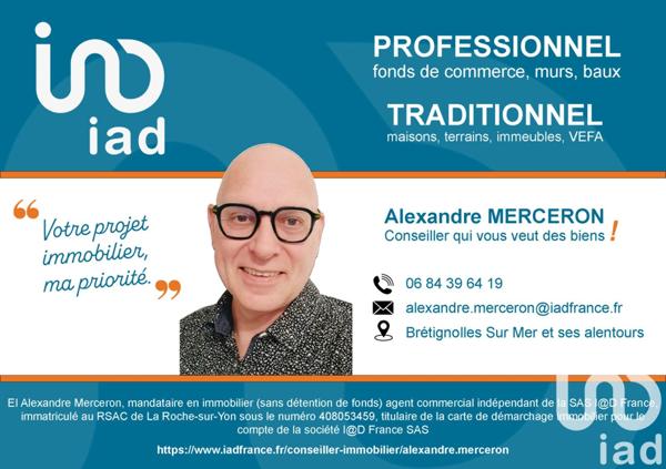 Maison à vendre 4 pièces 183 m² Bretignolles-sur-Mer