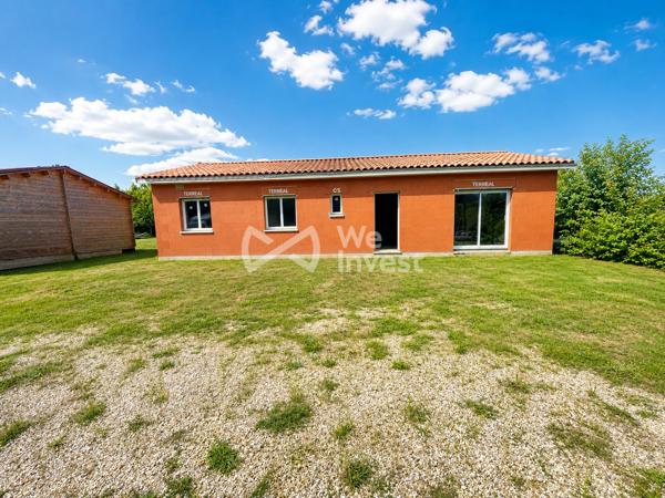 Maison T4 neuve à personnaliser – Grand terrain avec piscine