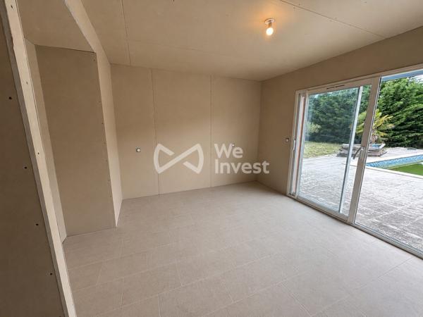 Maison T4 neuve à personnaliser – Grand terrain avec piscine